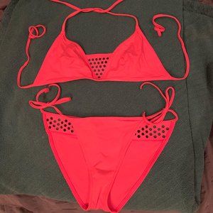 *ERES* Hot Coral String Bikini